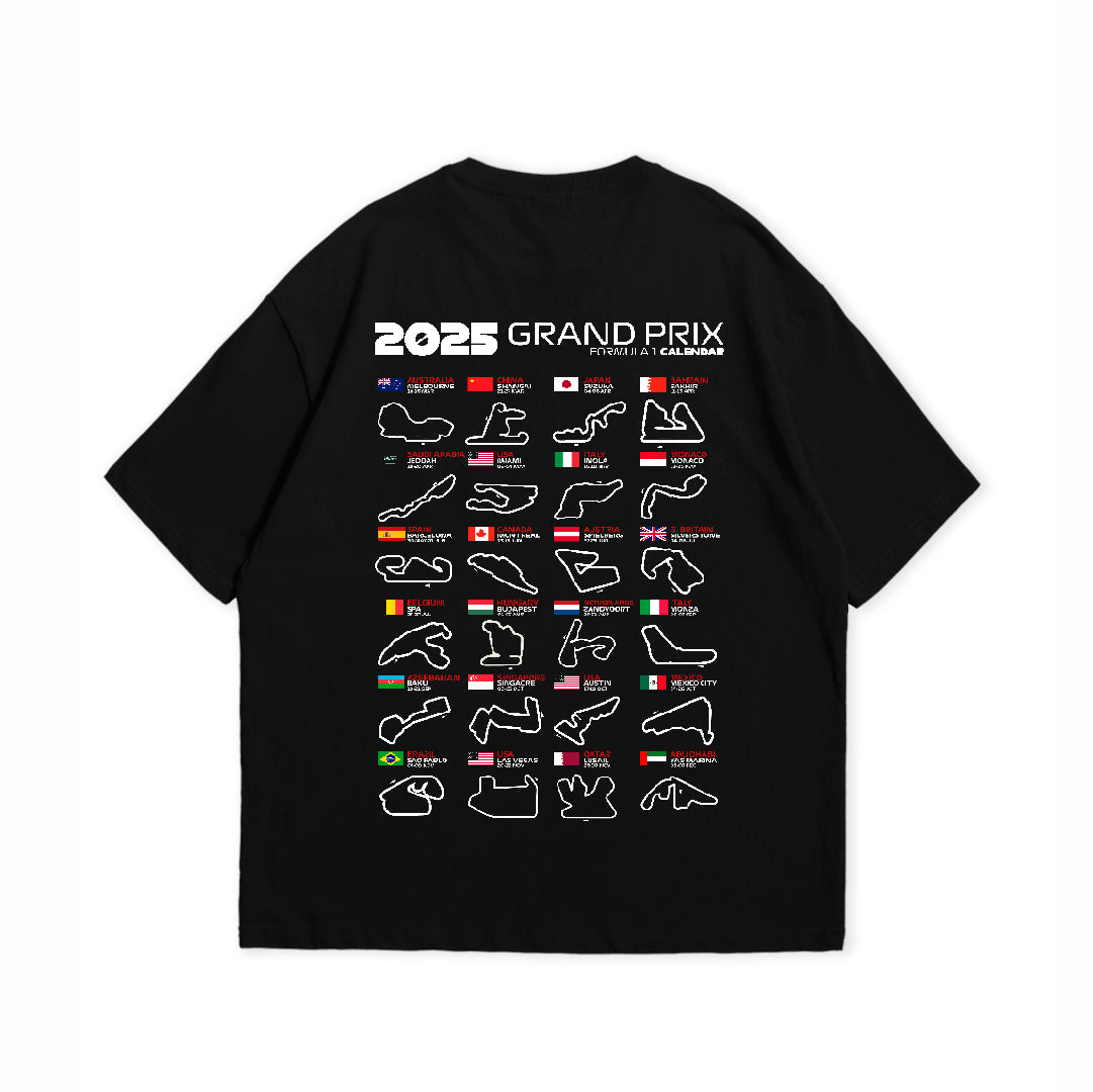 GRAND PRIX MAP 2025 UNISEX T-SHIRT