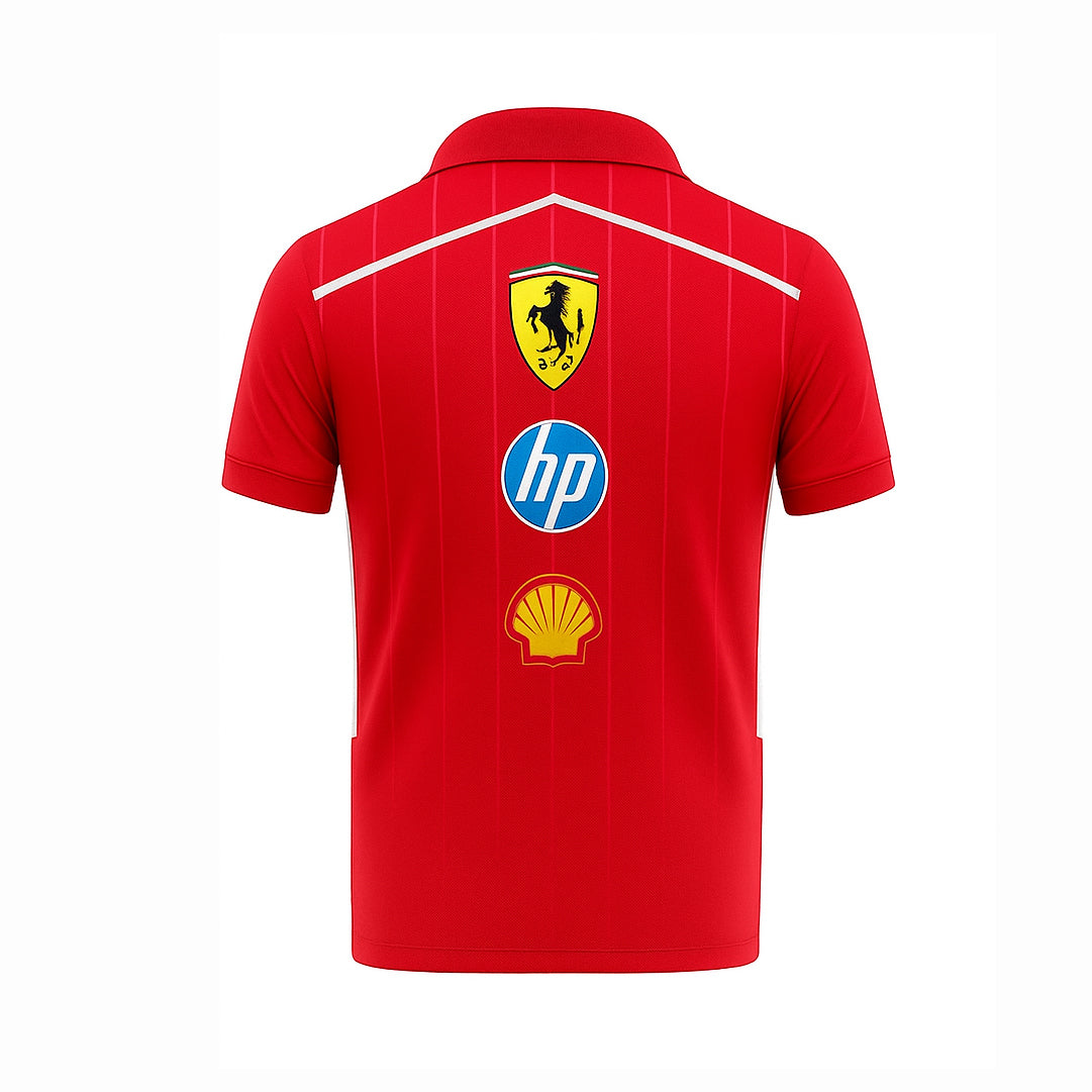 SCUDERIA FERRARI F1 UNISEX POLO T-SHIRT