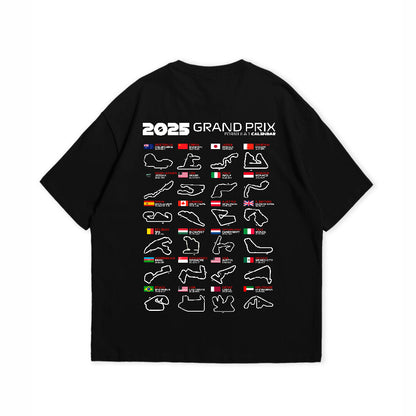 GRAND PRIX MAP 2025 UNISEX T-SHIRT