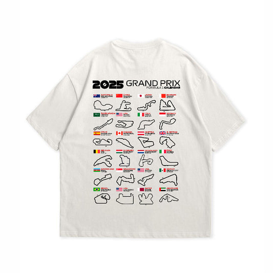 GRAND PRIX MAP 2025 UNISEX T-SHIRT