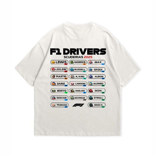 F1 DRIVERS UNISEX T-SHIRT