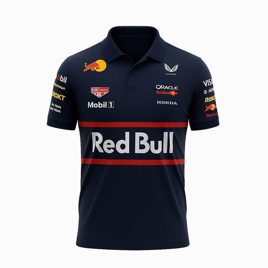 CASTORE RED BULL RACING F1 UNISEX POLO T-SHIRT