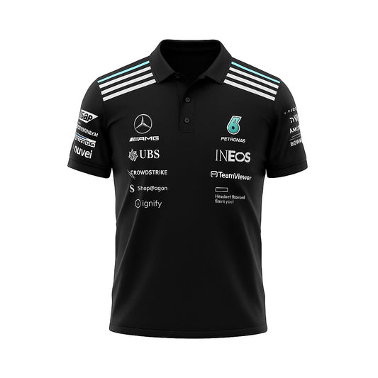 MERCEDES AMG PETRONAS F1 2025 UNISEX REGULAR FIT POLO